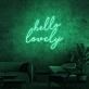 Hello Lovely Neon Sign