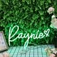 Raynie Green Neon Sign