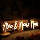 Alex And Nicole Nunn Yellow Neon Sign