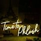 Time To Phlush Yellow Neon Sign