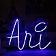Ani Blue Neon Sign