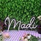 Madi Purple Neon Sign