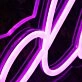 Madi Purple Neon Sign