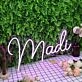 Madi Purple Neon Sign