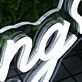 Booyoung White Neon Sign