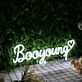 Booyoung White Neon Sign