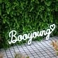 Booyoung White Neon Sign