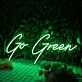 Go Green Custom Neon Sign