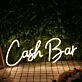 Cash Bar Yellow Neon Sign