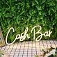 Cash Bar Yellow Neon Sign
