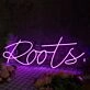 Roots Purple Neon Sign