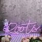 Roots Purple Neon Sign