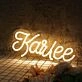 Karlee Yellow Neon Sign