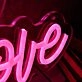 Crazy In Love Red Neon Sign