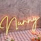 Nurry Orange Neon Sign