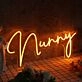 Nurry Orange Neon Sign