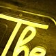 The Fatman Yellow Neon Sign