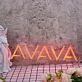 AVAYA Red Neon Sign