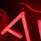 AVAYA Red Neon Sign
