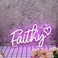 Faithy Purple Neon Sign