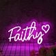 Faithy Purple Neon Sign