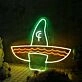 Mexico Sombrero Hat Custom Neon Sign