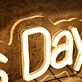 Happy Father's Day Yellow Neon Sign