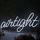 Airtight White Neon Sign