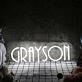 Grayson White Neon Sign