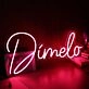 Dimelo Red Neon Sign