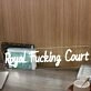 Royal Fucking Court White Neon Sign