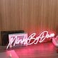Minks By Daee Red Neon Sign