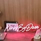 Minks By Daee Red Neon Sign