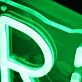 RihSanii Green Neon Sign