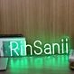 RihSanii Green Neon Sign