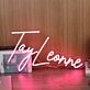 Tay Leonne Red Neon Sign