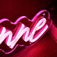 Tay Leonne Red Neon Sign