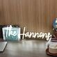 The Hannons White Neon Sign