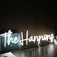 The Hannons White Neon Sign