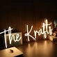 The Krafts Yellow Neon Sign
