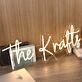 The Krafts Yellow Neon Sign