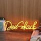 Dee Slack Yellow Neon Sign