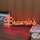 Brownie's Red Neon Sign