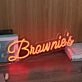 Brownie's Red Neon Sign