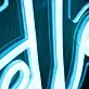 Oh Hello Blue Neon Sign