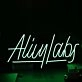 Alily Labs Green Neon Sign