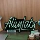 Alily Labs Green Neon Sign