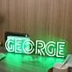 George Green Custom Neon Sign