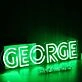 George Green Custom Neon Sign