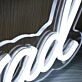 Congrats Grad White Neon Sign